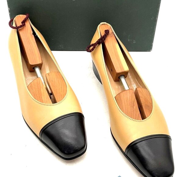 NIB Tanino Crisci Stunning Toe Cap Ballet Flats Shoes - 8.5 - ITALY - Picture 3 of 5